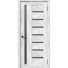 Дверь межкомнатная Дубрава Сибирь Рада ВЕРТИКАЛЬ Ель альпийская, стекло графит